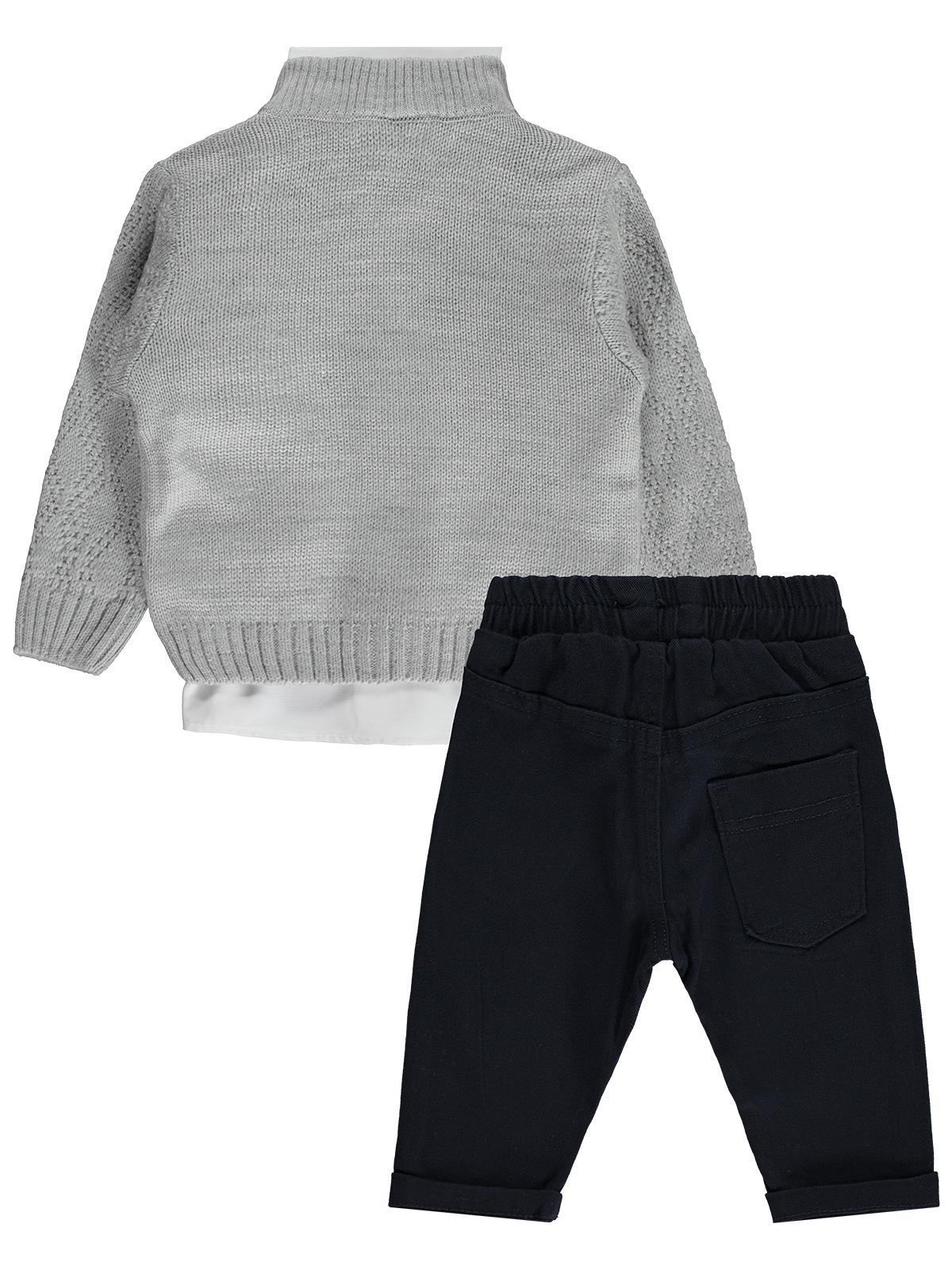 Civil Baby Trikolu 6-18 Ay Takım - Gri