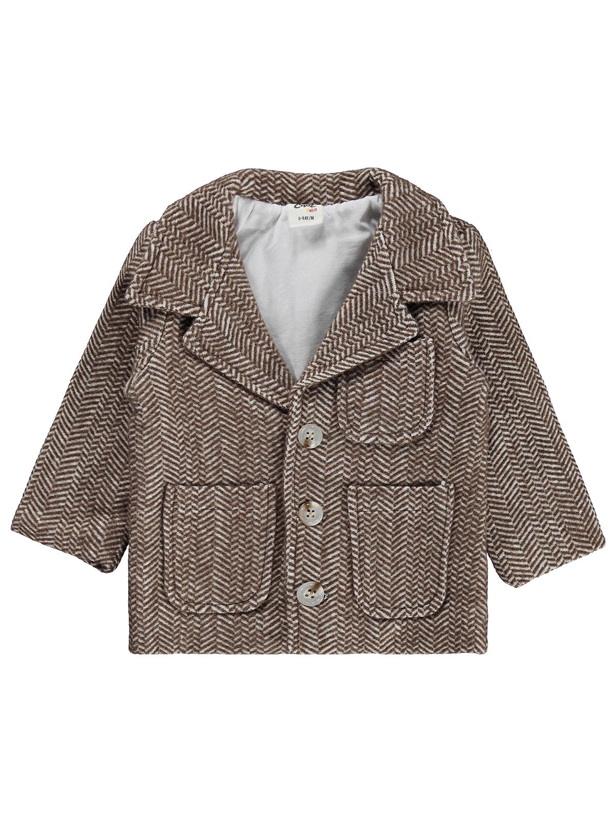 Civil Baby Kaşeli 6-18 Ay Takım - Kahverengi