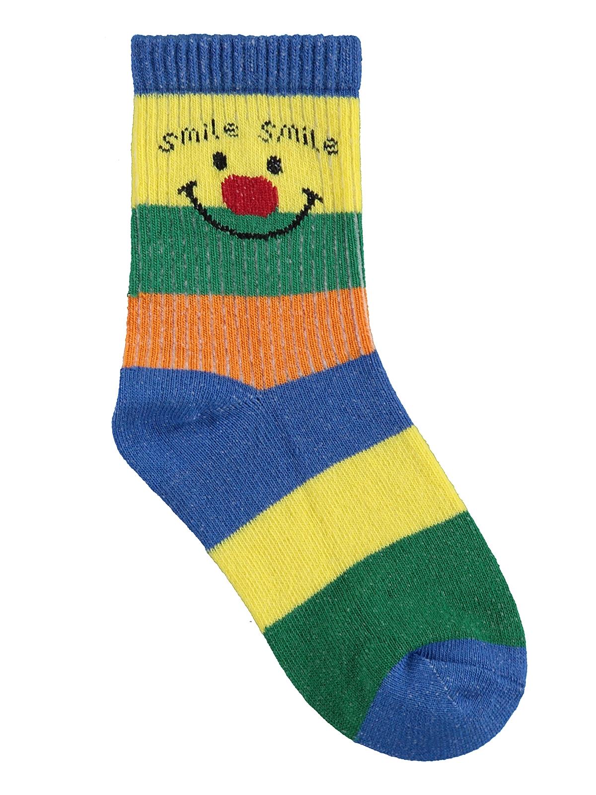 Civil Boys Smile 3'lü 3-11 Yaş Erkek Çocuk Soket Çorap