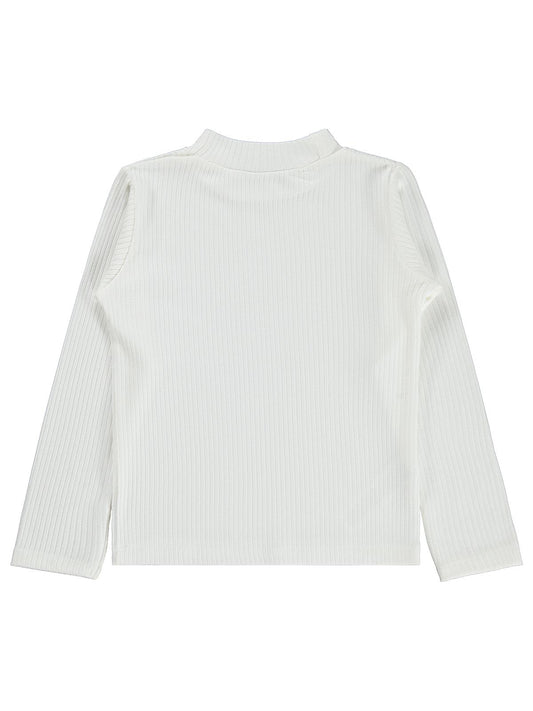 Pierre Cardin Sweatshirt | Modal Uzun Kol Bisiklet Yaka | Okul Kreş ve Günlük Kullanım - Ekru