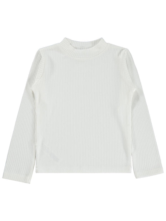 Pierre Cardin Sweatshirt | Modal Uzun Kol Bisiklet Yaka | Okul Kreş ve Günlük Kullanım - Ekru