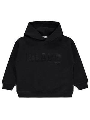 Civil Boys Black Baskılı 6-9 Yaş Sweatshirt - Siyah