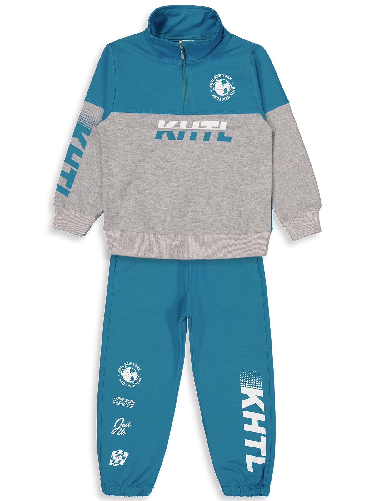 Civil Boys KHTL Baskılı 6-9 Yaş Eşofman Takımı - Mavi