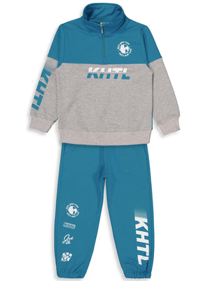 Civil Boys KHTL Baskılı 6-9 Yaş Eşofman Takımı - Mavi