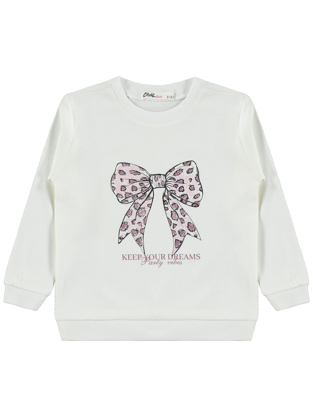 Civil Girls 3'lü 2-5 Yaş Sweatshirt