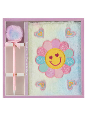 Ceren İthalat Lilamor Peluş Kalemli Defter Set Emoji - Ekru