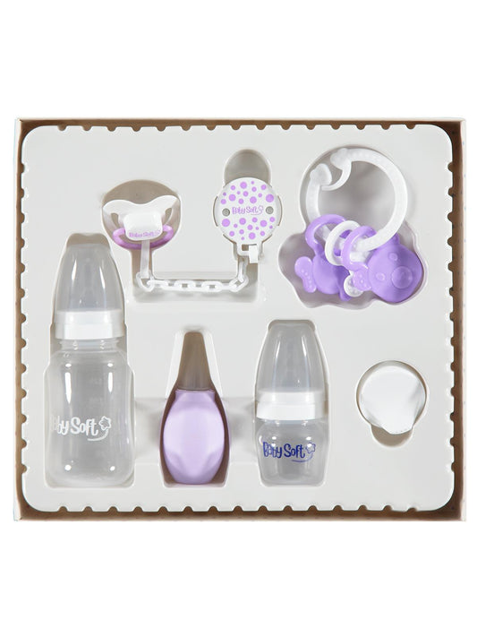 Baby Soft Yenıdogan Bebek Hedıye Setı - Lila