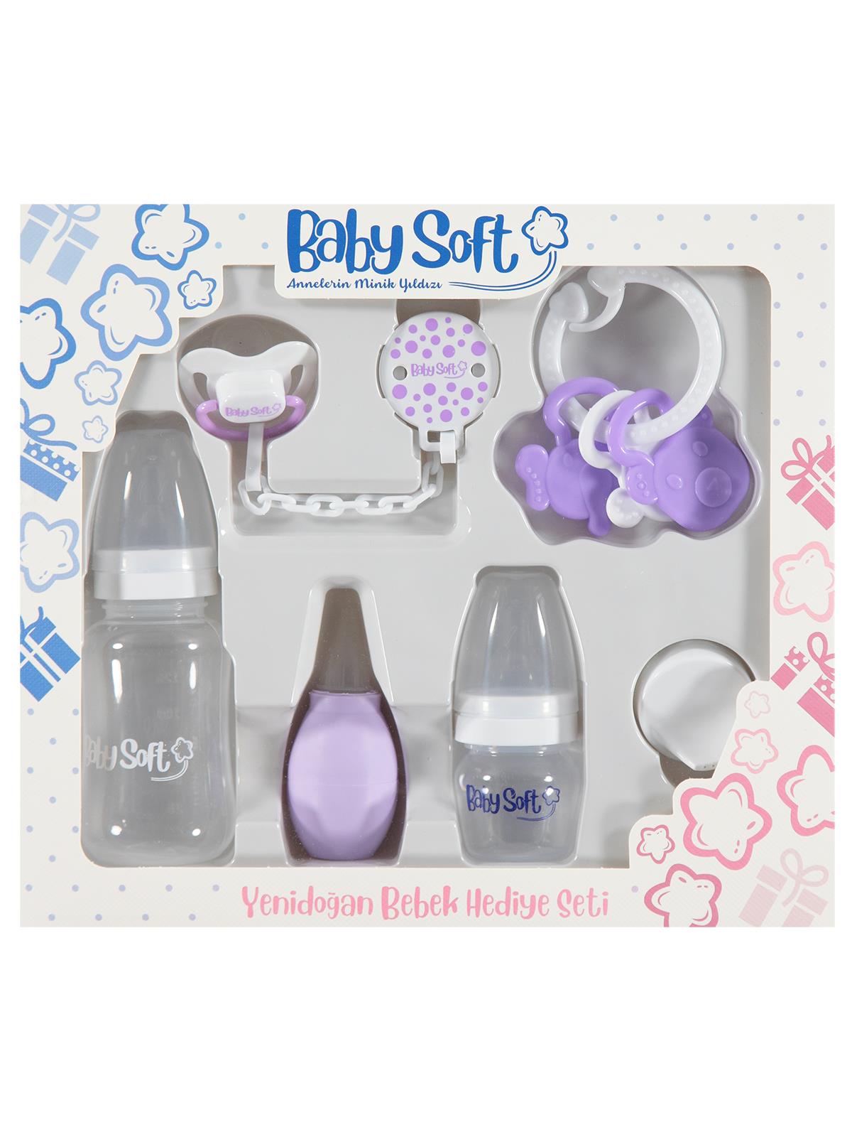 Baby Soft Yenıdogan Bebek Hedıye Setı - Lila
