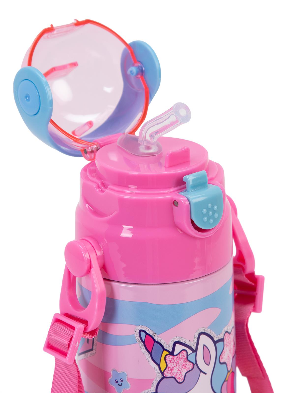 Muggle Çelik Matara 550 ml  - Fusya
