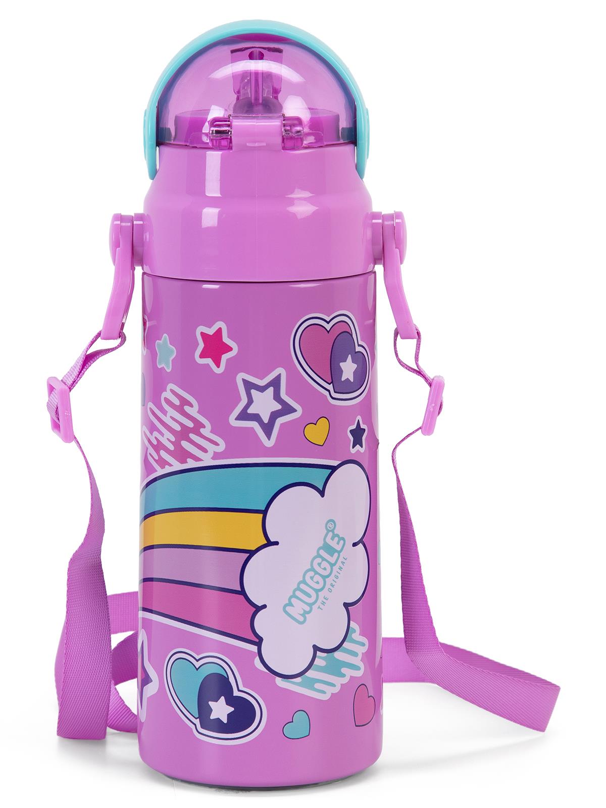 Muggle Çelik Matara 550 ml  - Lila