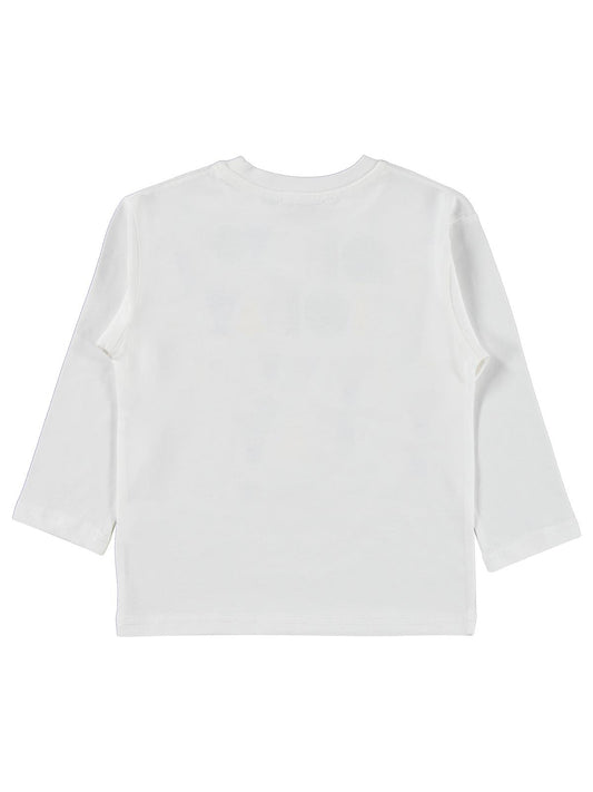 Silversun Today Baskılı 2-7 Yaş Sweatshirt - Ekru