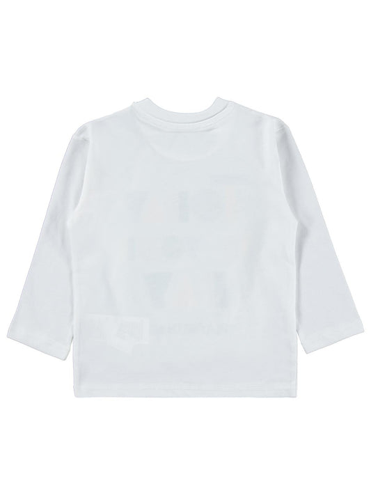 Silversun Today Baskılı 2-7 Yaş Sweatshirt - Beyaz