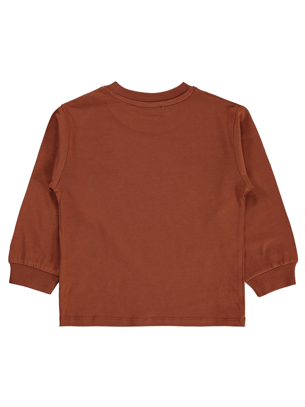 Silversun Basic Etiket Armalı 2-7 Yaş Sweatshirt - Turuncu
