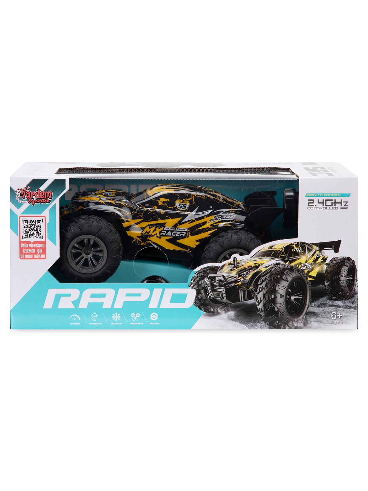 Vardem Sarjlı Storm Off Road Isıklı Araba - Sarı