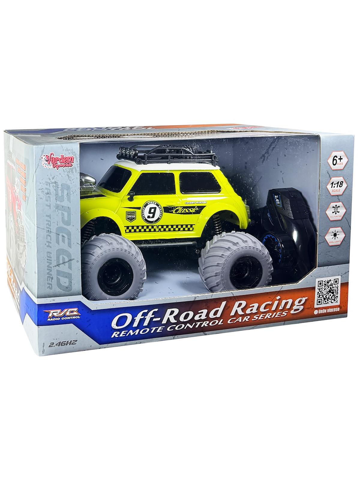 Vardem Sarjlı 2.4G Sevımlı Offroad Mını Araba - Sarı
