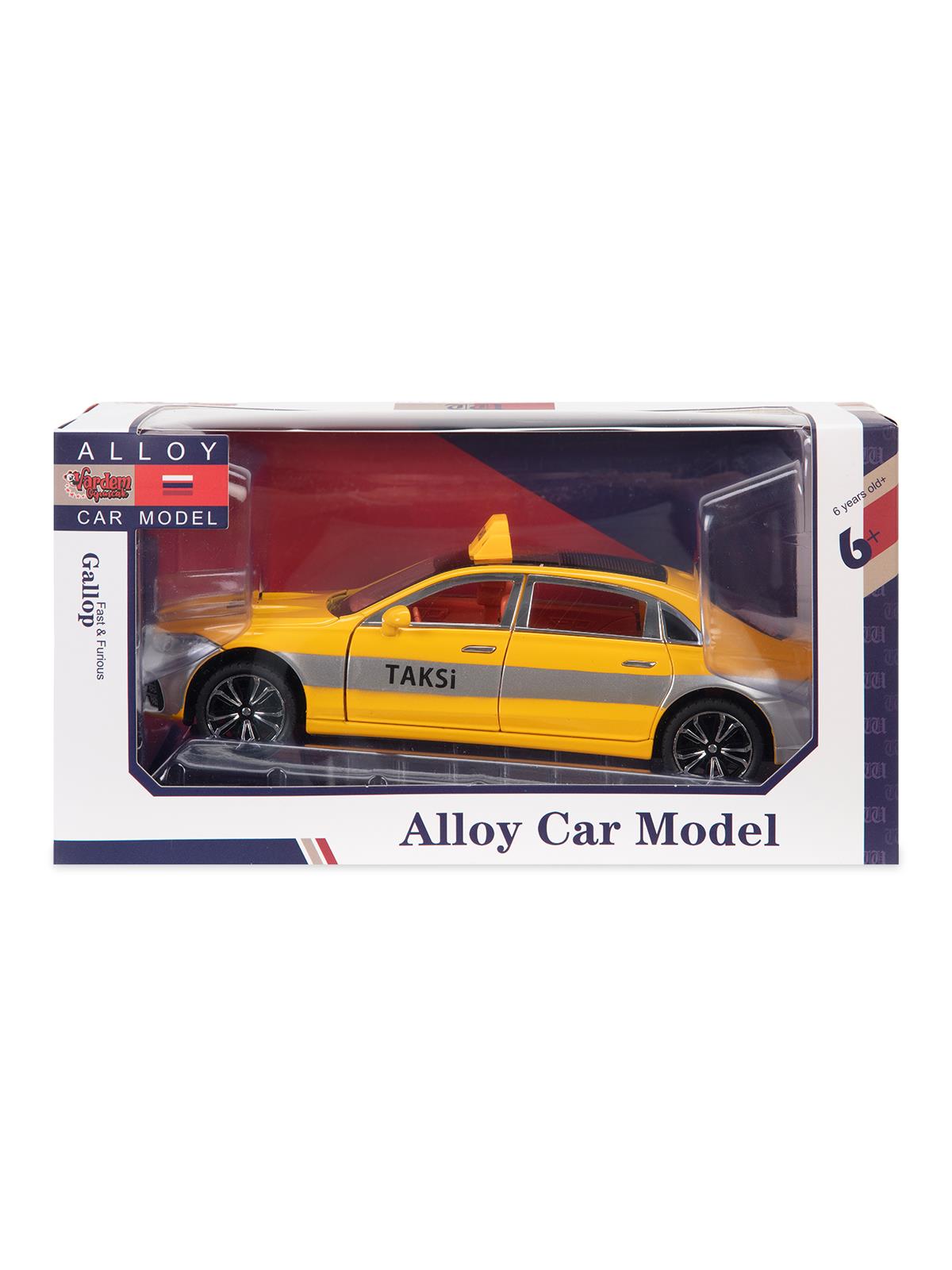 Vardem Kutulu Çek Bırak 1:24 Işıklı Ve Sesli Kapıları Açılan Mrs Taxi - Sarı
