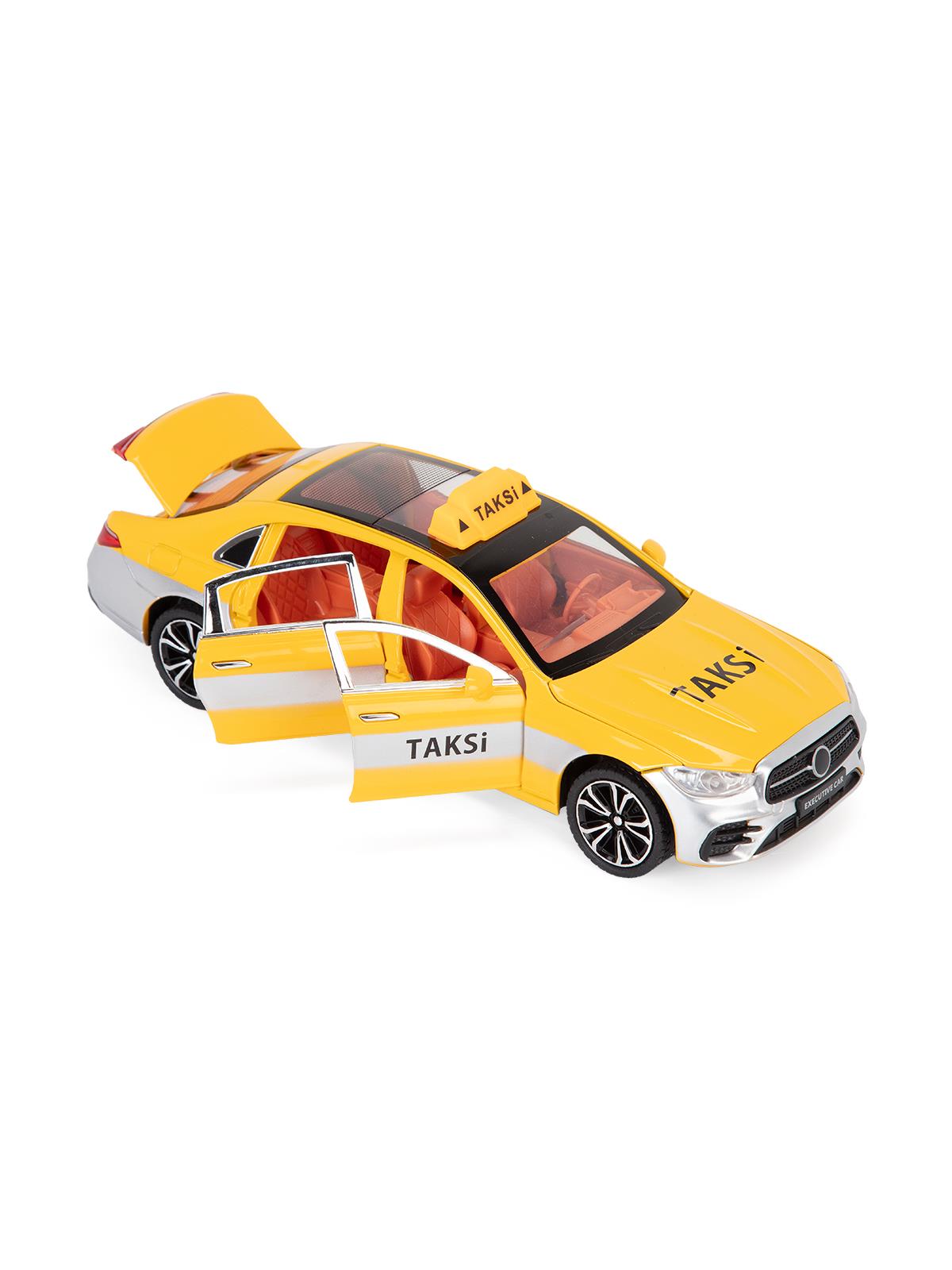 Vardem Kutulu Çek Bırak 1:24 Işıklı Ve Sesli Kapıları Açılan Mrs Taxi - Sarı