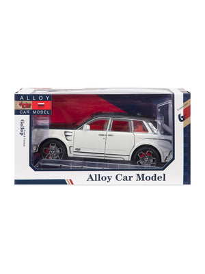 Vardem Kutulu 1:24 Çek Bırak Işıklı ve Sesli RR Model Jeep - Beyaz