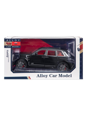 Vardem Kutulu 1:24 Çek Bırak Işıklı ve Sesli RR Model Jeep - Siyah