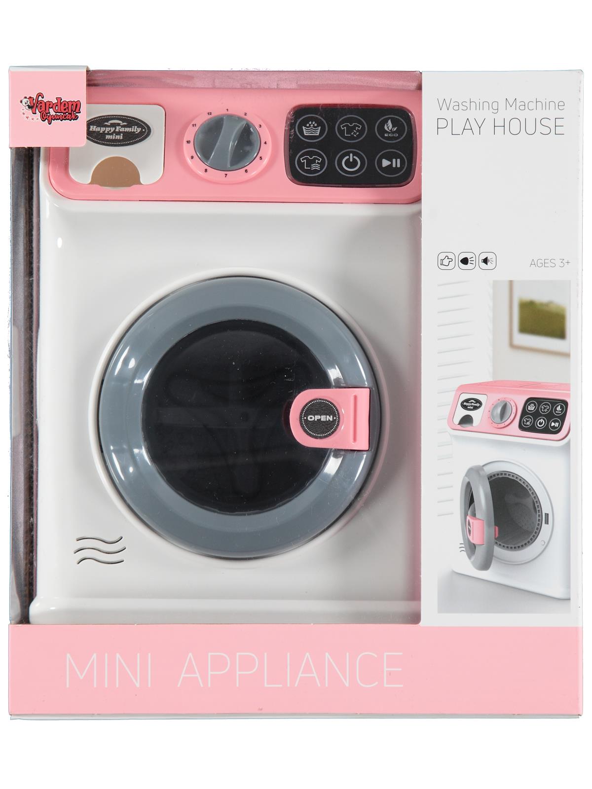 Vardem Işıklı ve Müzikli Büyük Çamaşır Makinası - Pembe
