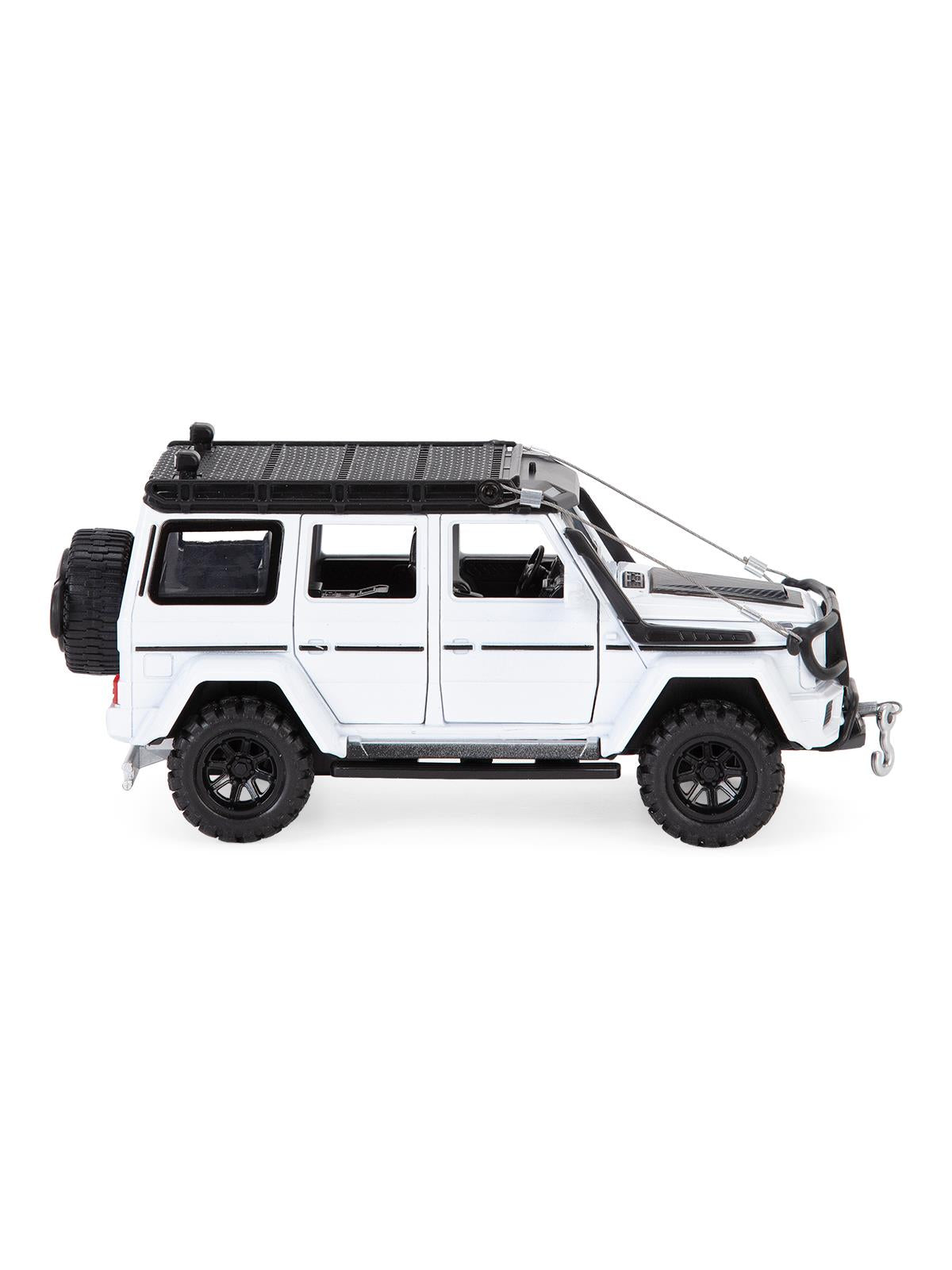 Vardem Kutulu 1:32 Çek Bırak Işıklı ve Sesli Off Road Metal Jeep - Beyaz