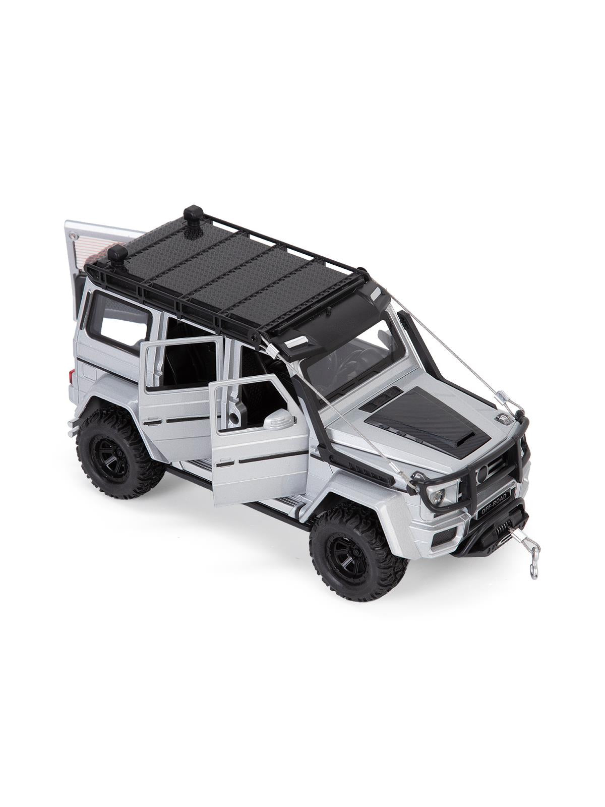 Vardem Kutulu 1:24 Çek Bırak Işıklı ve Sesli Off Road Metal Jeep