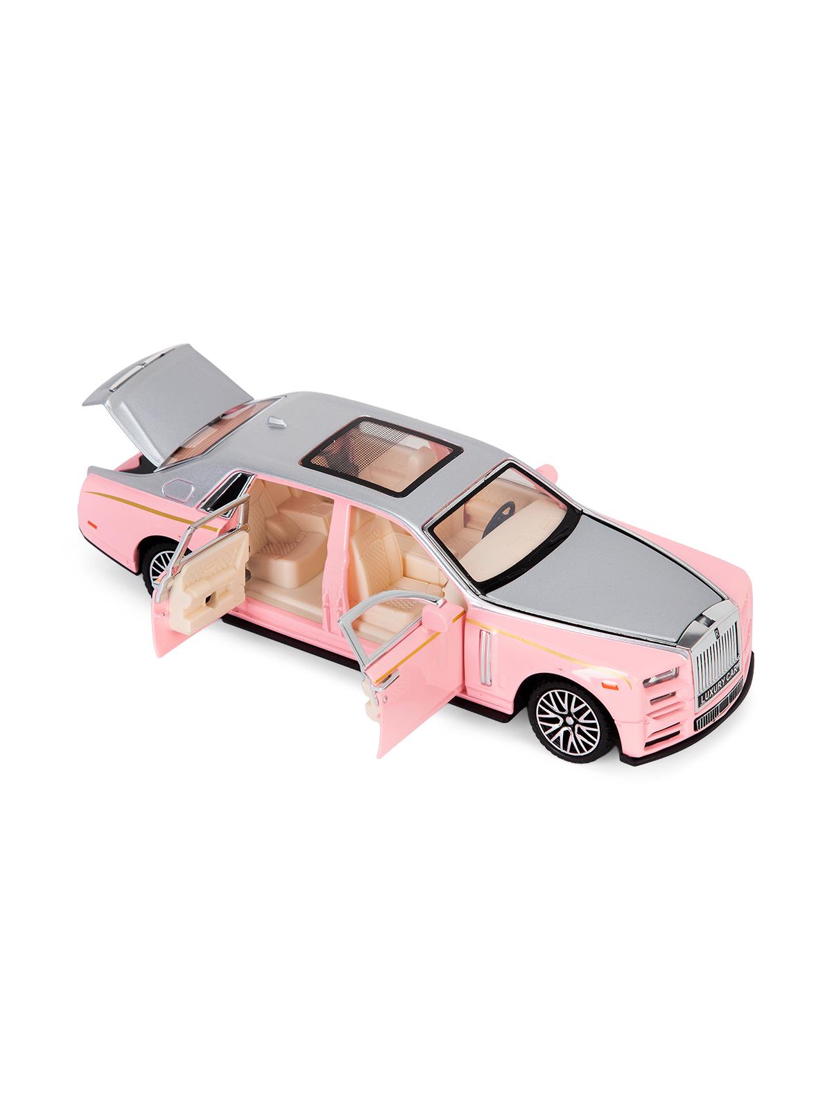 Vardem Kutulu 1:32 Çek Bırak Işıklı Ve Sesli RR Araba - Pembe