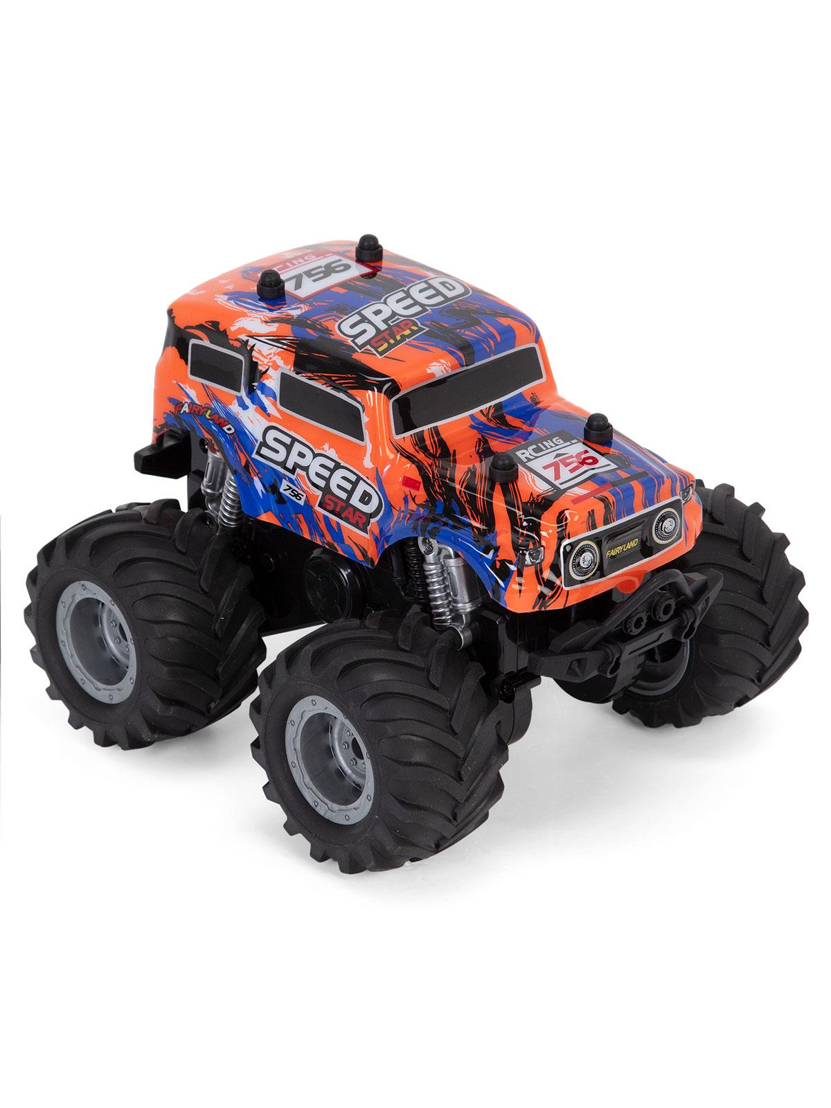 Vardem 1:18 Sarjlı Isıklı 2.4 Off Road Jeep - Turuncu