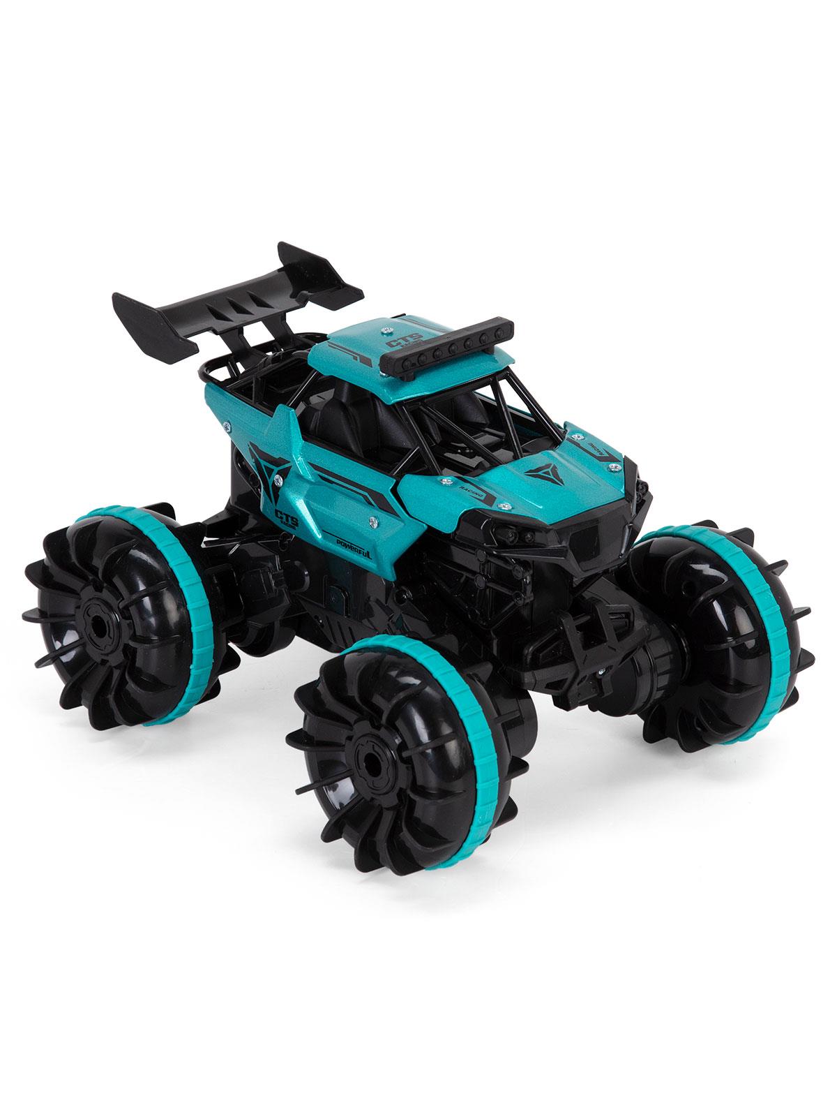 Vardem 2.4G Sarjlı Amfıbı Off Road Stunt Araba - Yeşil