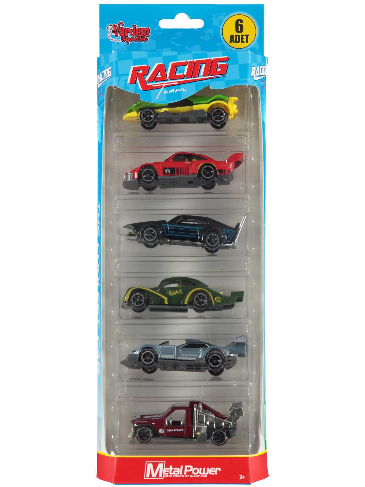 Vardem Kartela 1:64 Metal 6 Lı Araba - Yeşil