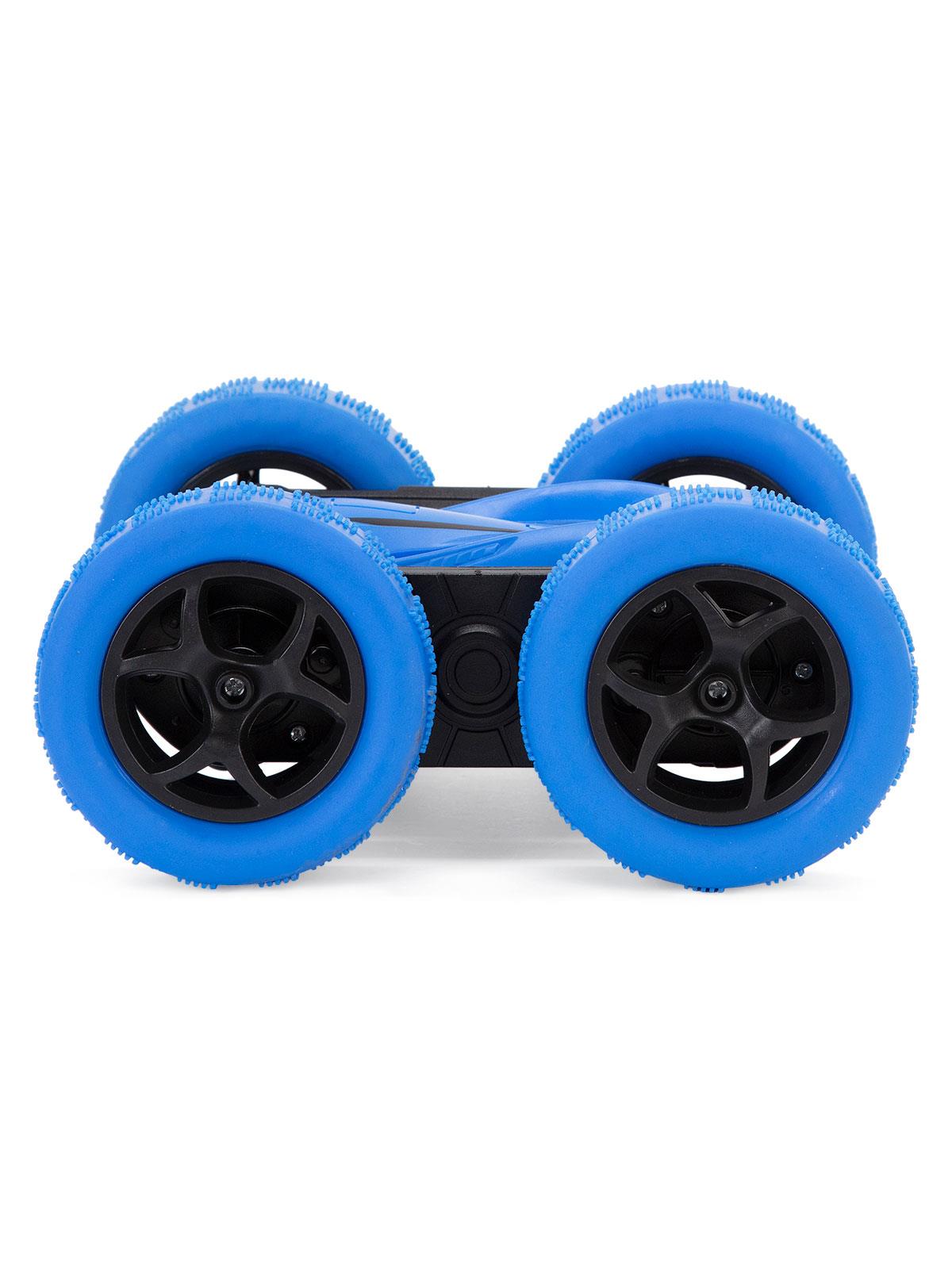 SH40201B 16 Cm Dört Tekerlekten Çekişli 360 Dönebilen 2.4 Ghz Kumandalı Araba - Mavi