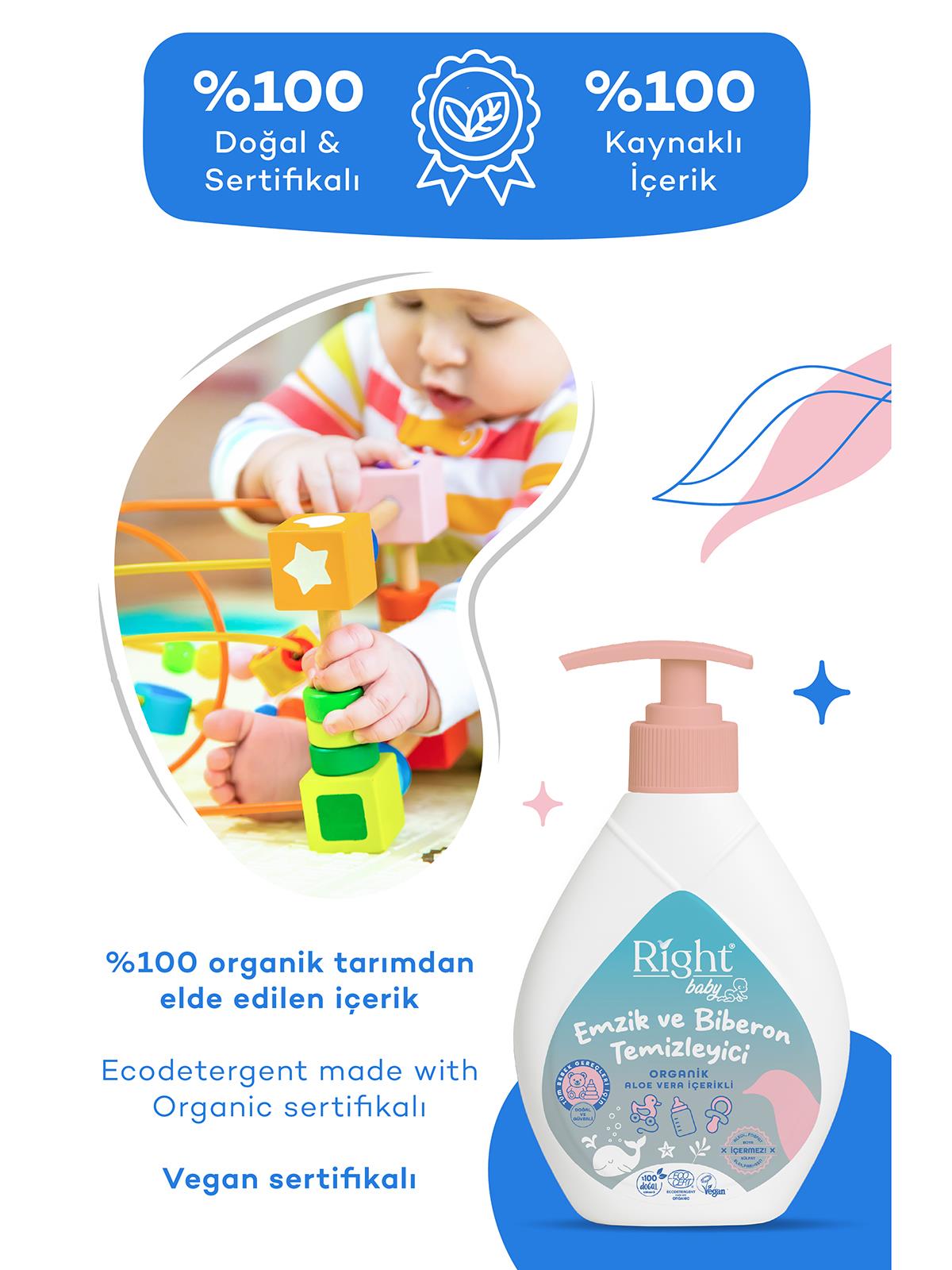 Right Baby Emzik ve Biberon Temizleyici 600 ml