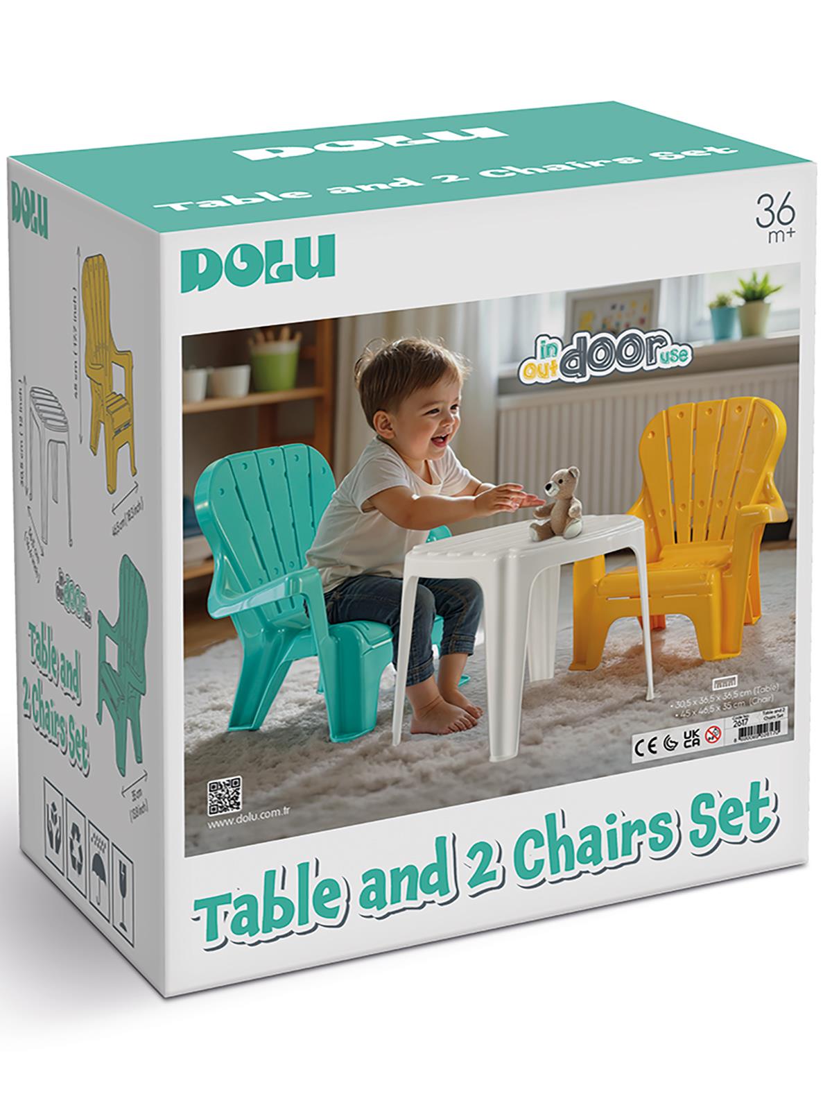 Dolu Oyuncak  Masa Sandalye Seti
