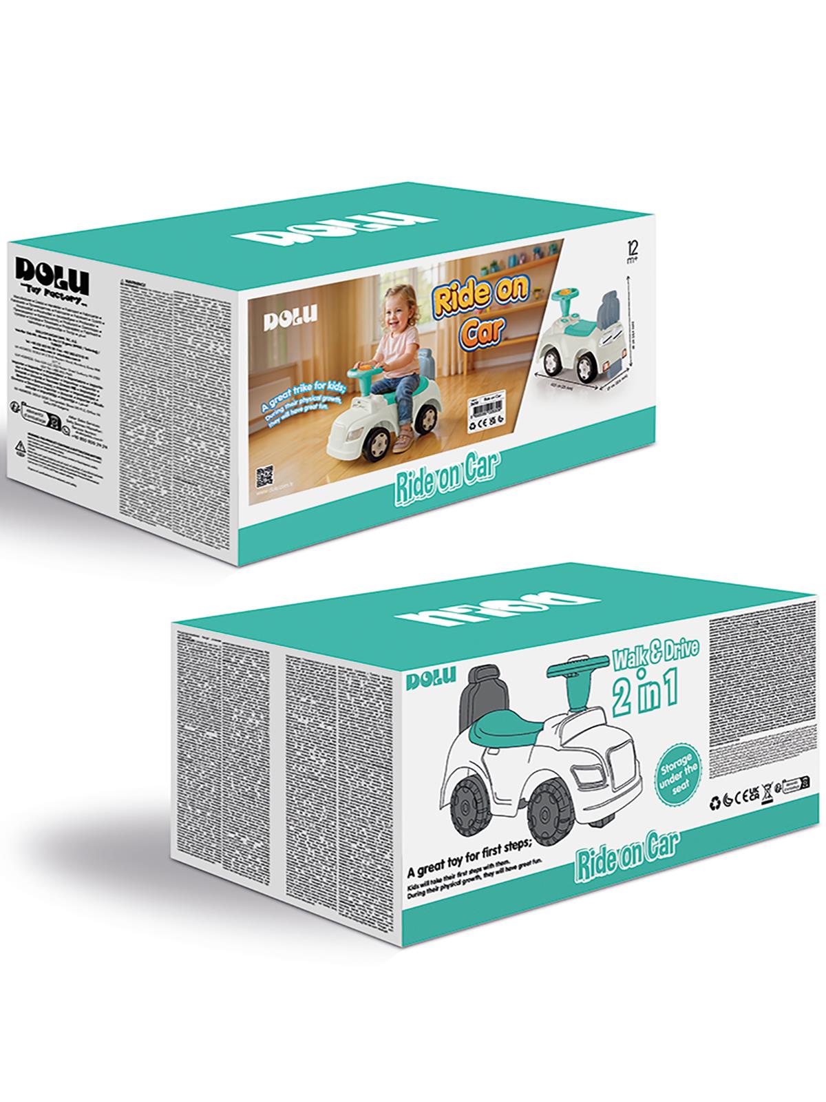 Dolu Oyuncak  Step Car 2 In 1 Kutuda - Yeşil