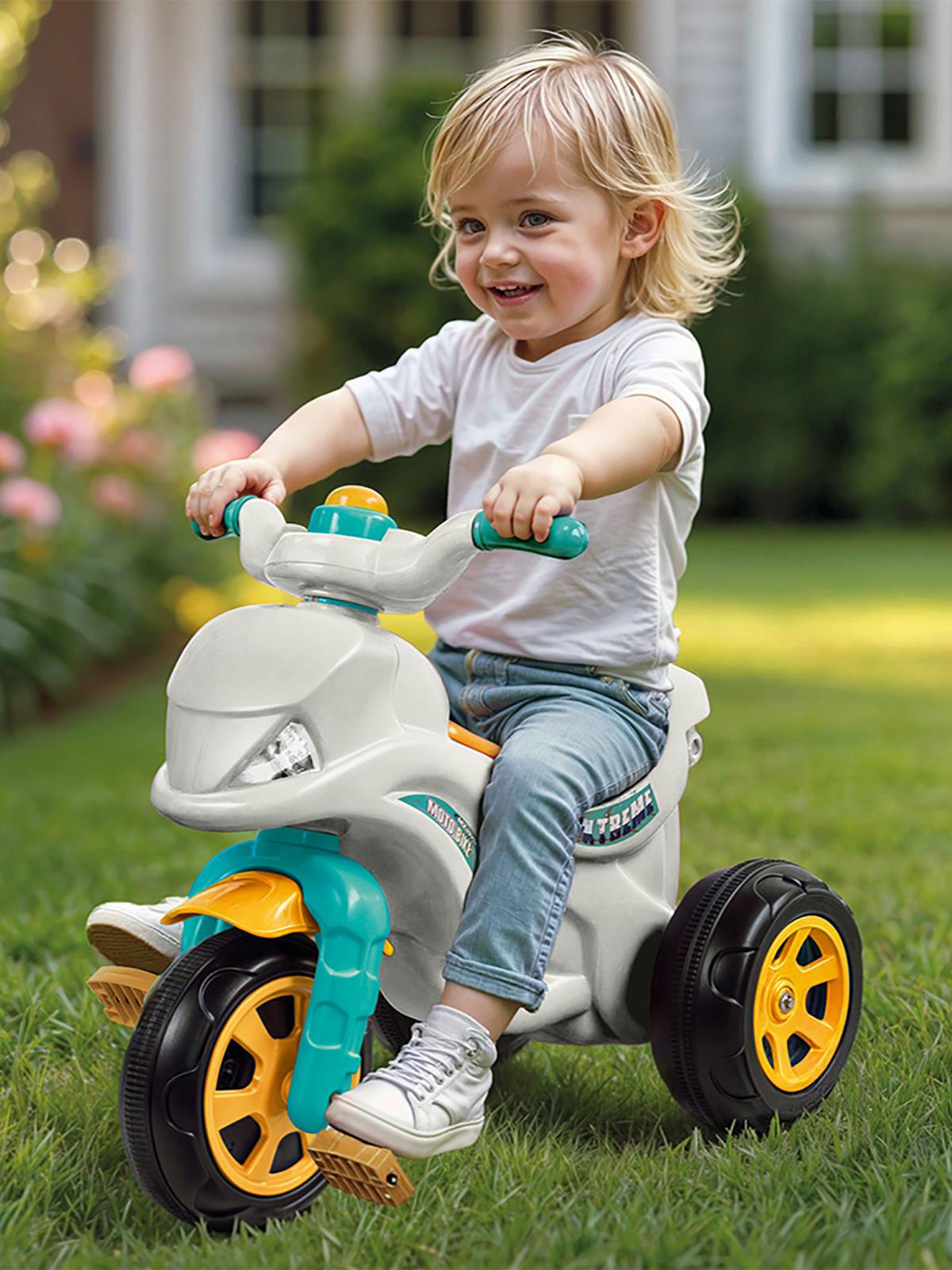 Dolu Oyuncak  Moto Bısıklet - Yeşil