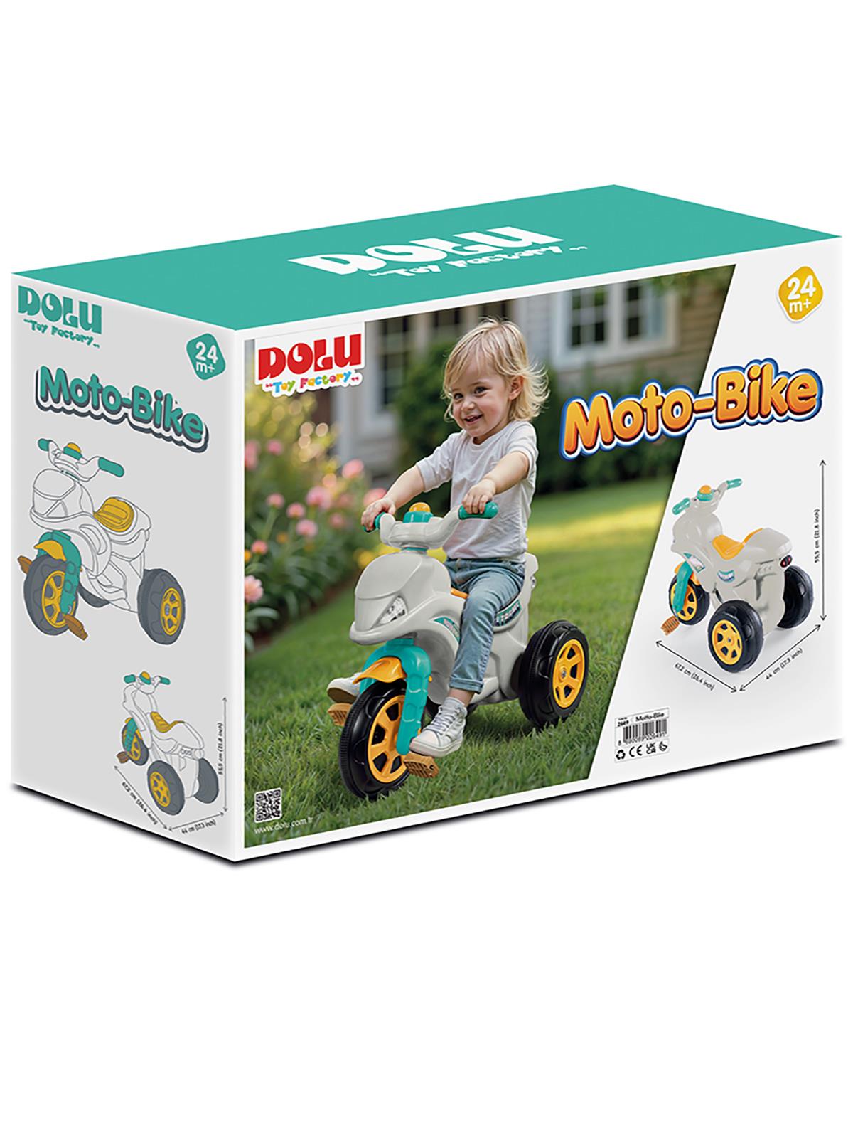 Dolu Oyuncak  Moto Bısıklet - Yeşil