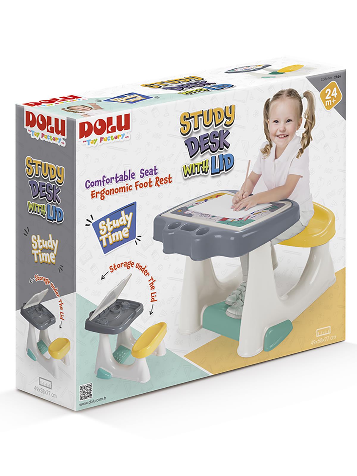 Dolu Oyuncak  Kapaklı Çalışma Masası