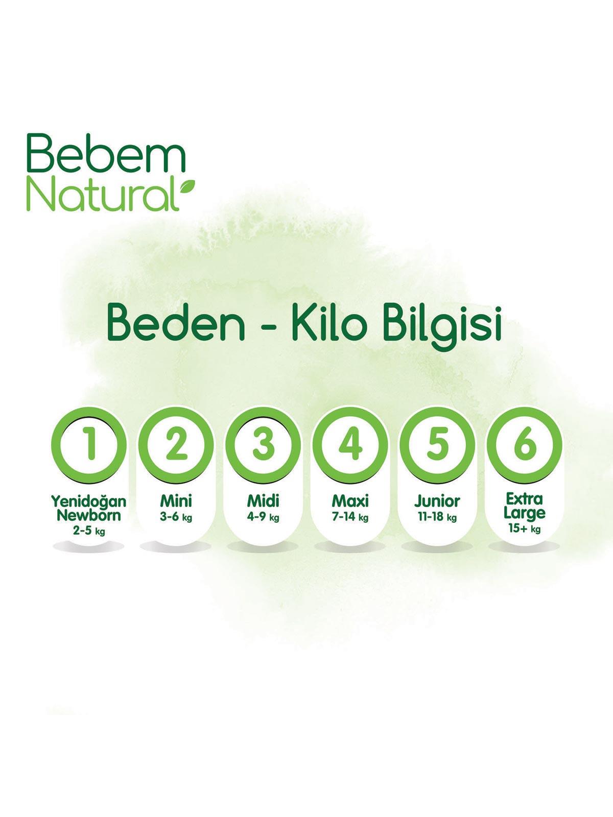 Bebem Natural 5 Beden Junior Ultra Fırsat Paketi 80 Adet