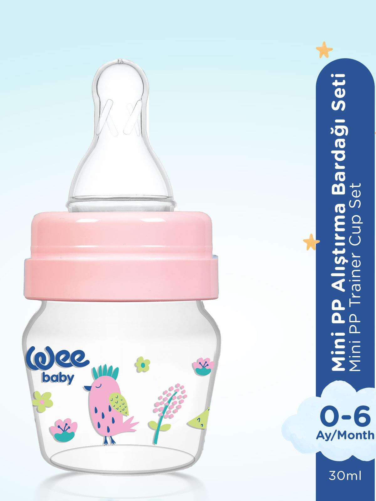 Wee Baby 30 ml Mini Bardak Set - Pembe