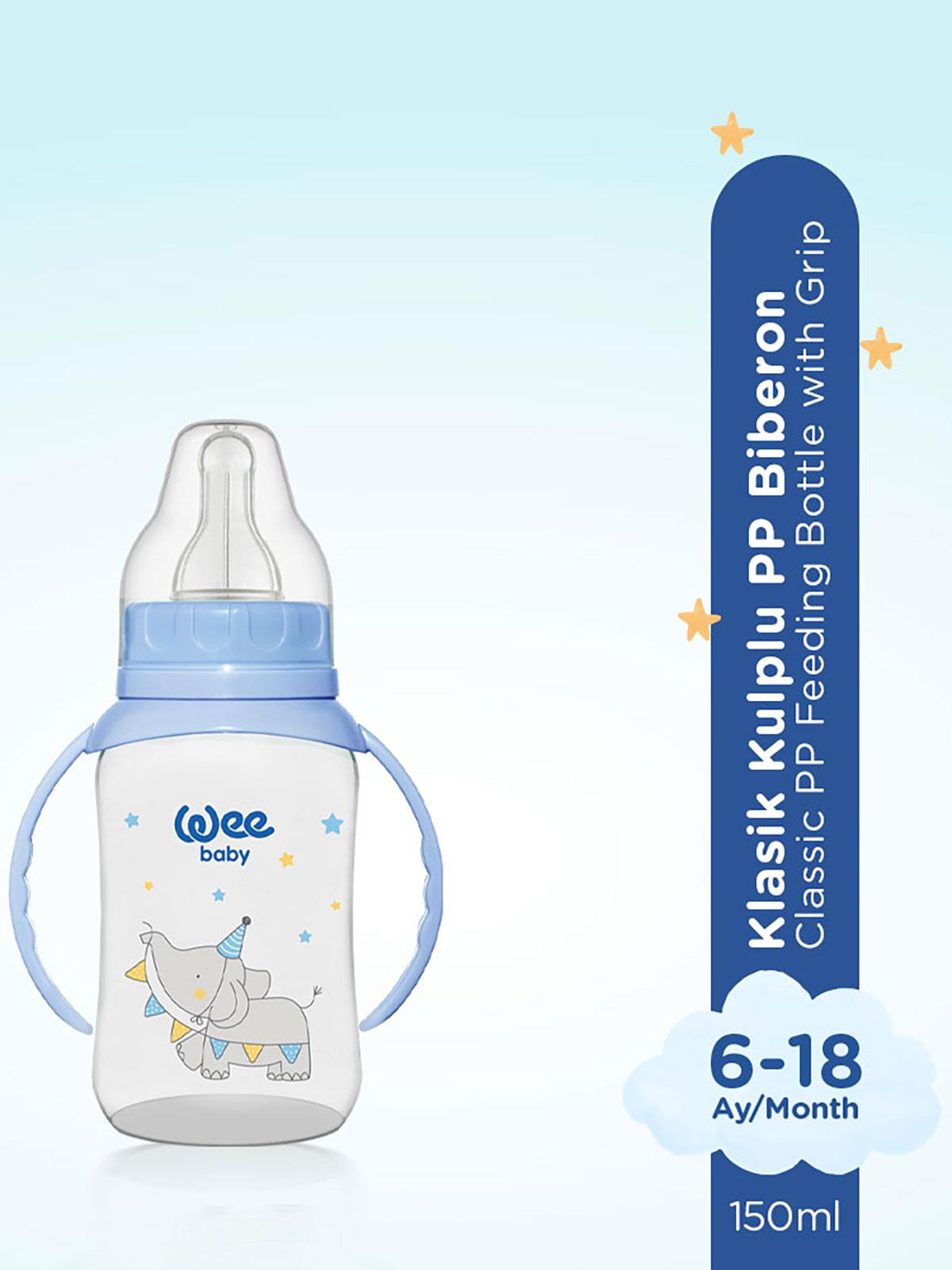 Wee Baby Pp Kulplu Pp 150 Ml Bıberon - Mavi