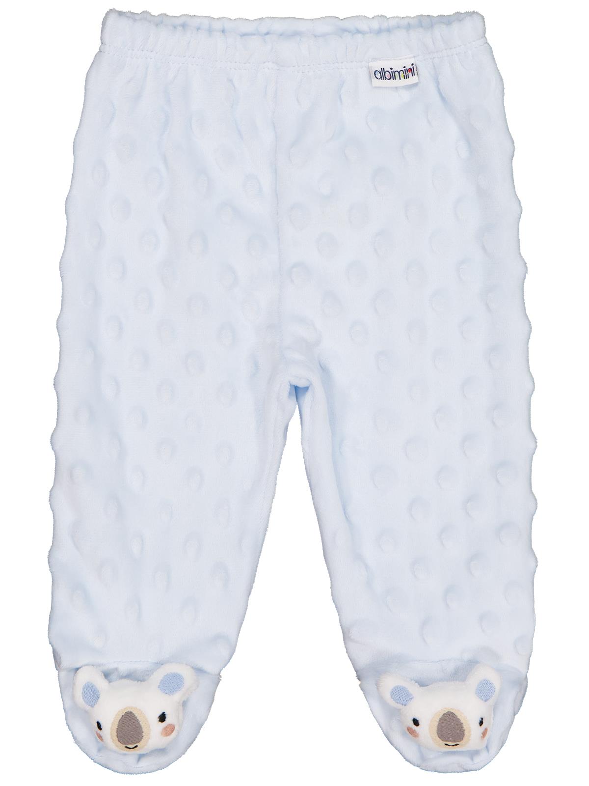 Minidamla Topçikli 1-6 Ay Tek Alt Bebe - Mavi