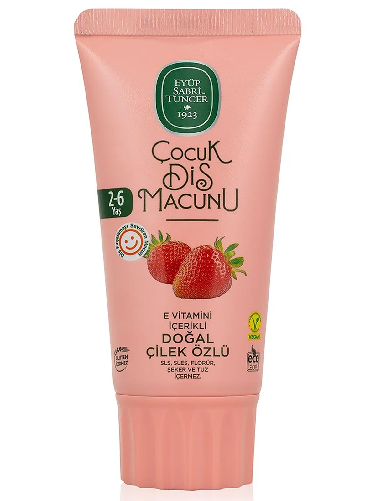 Eyüp Sabri Tuncer Çilek Özlü Diş Macunu 60 Ml  2-6 Yaş
