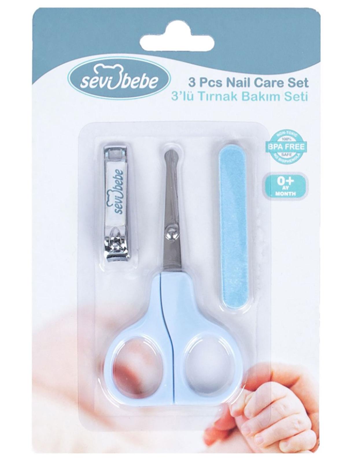 Sevi Bebe Kavramalı Tırnak Makası - Mavi