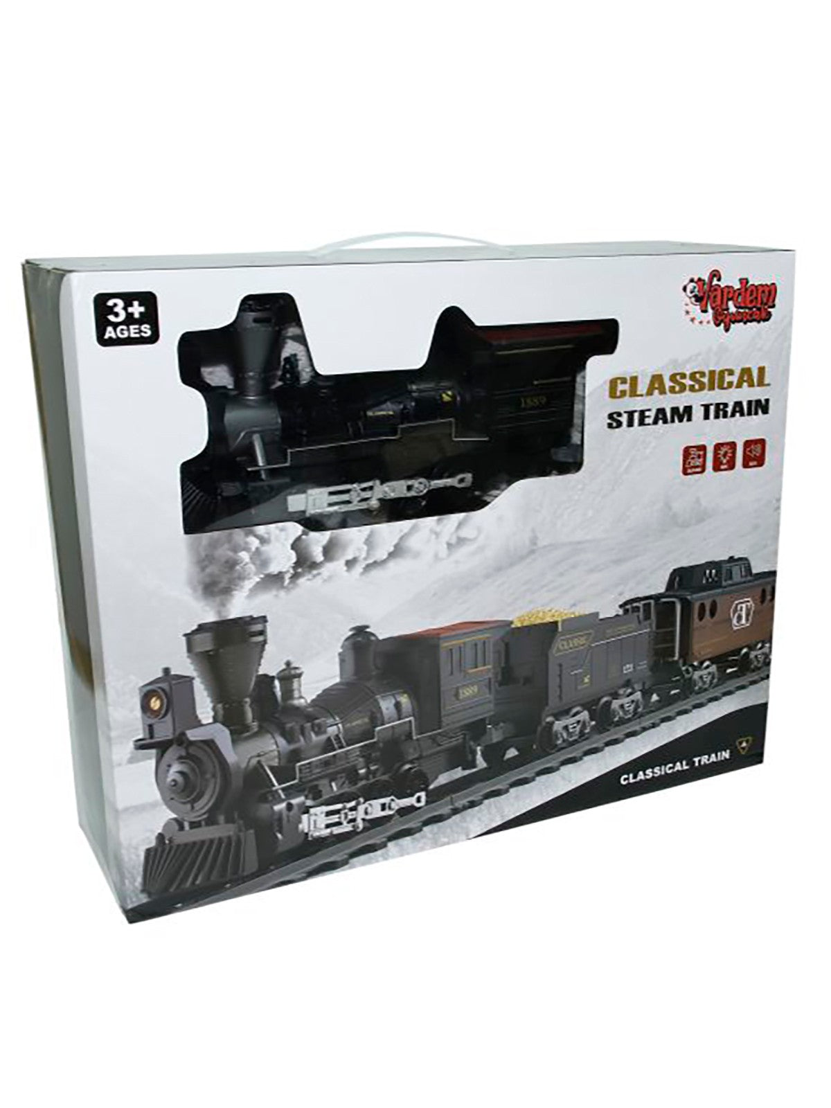 Vardem Işıklı ve Sesli Buharlı Tren Set