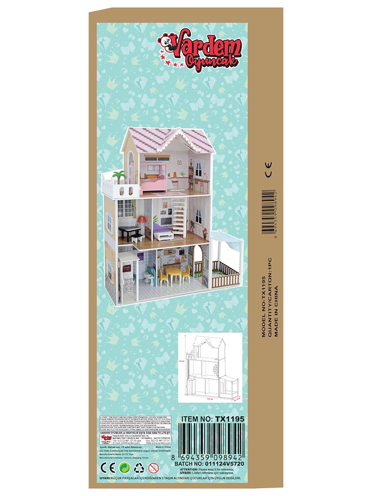 Vardem 3 Katlı 15 Parça Aksesuarlı Ev Set 120x104X36.4Cm
