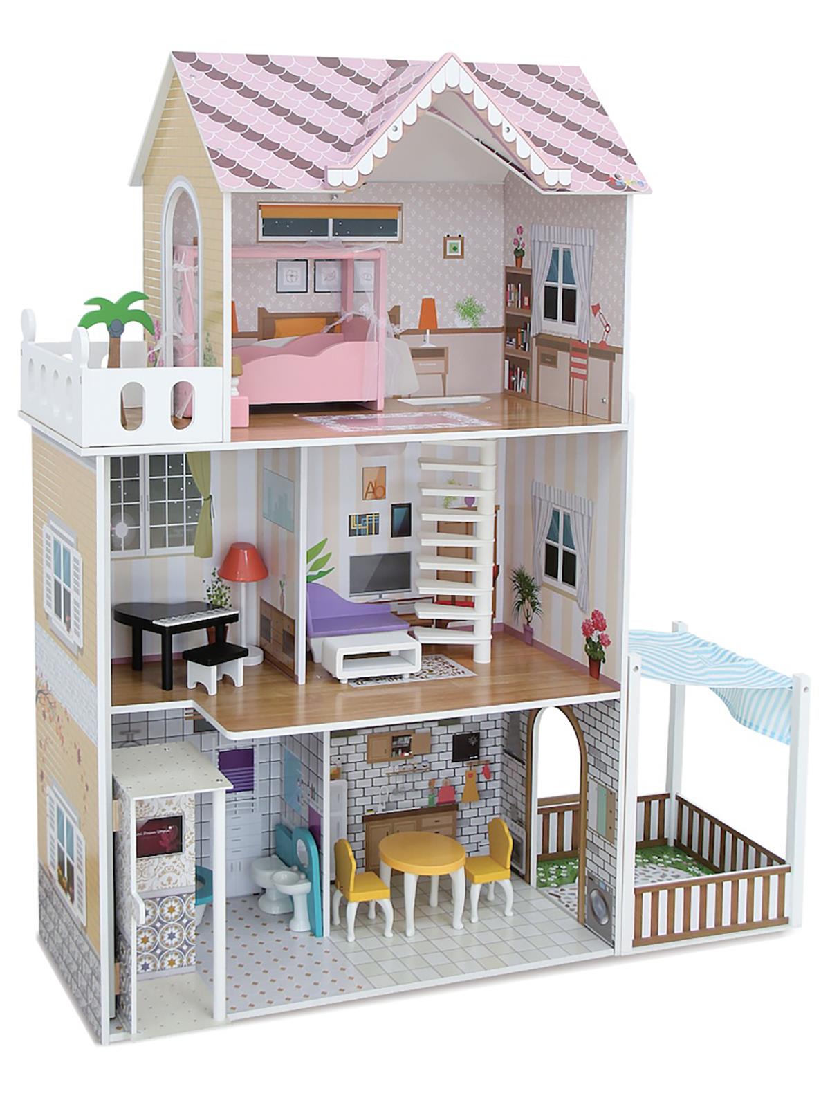 Vardem 3 Katlı 15 Parça Aksesuarlı Ev Set 120x104X36.4Cm
