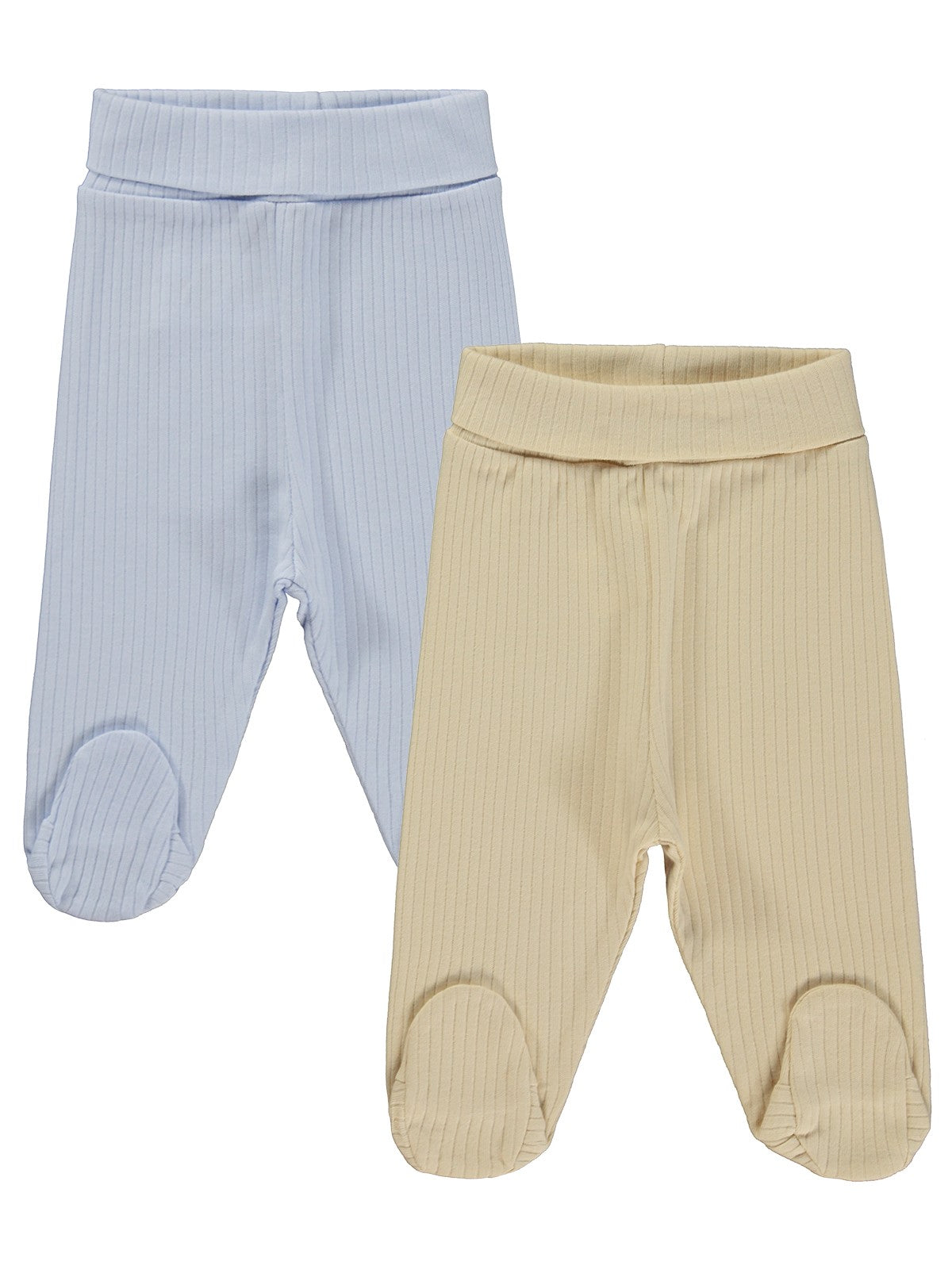 Minidamla Patikli Basic 2'li set 3-9 Ay Tek Alt Bebe - Mavi