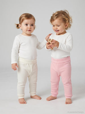 Minidamla Patiksiz Basic 2'li set 3-12 Ay Tek Alt Bebe - Pembe