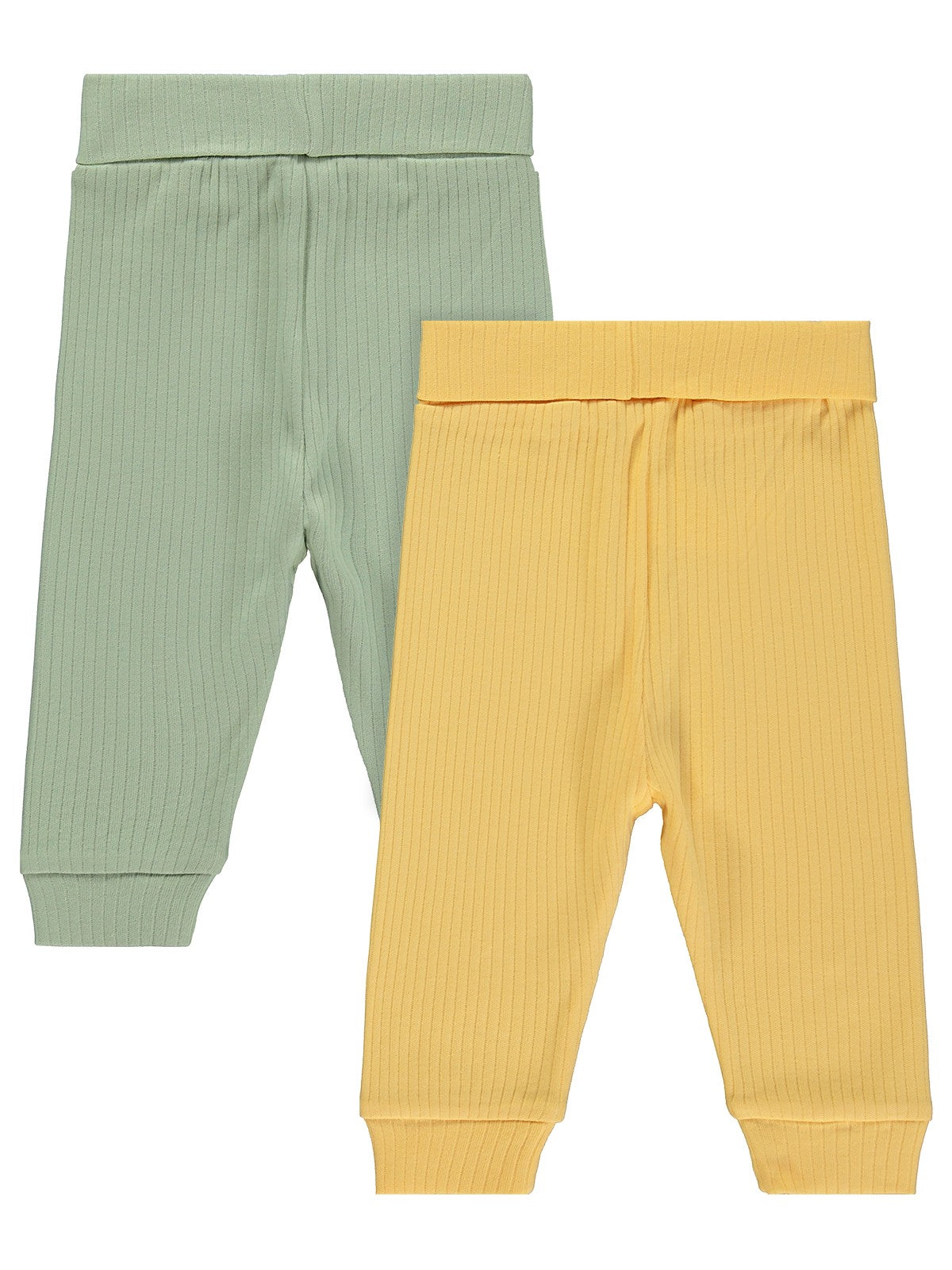 Minidamla Patiksiz Basic 2'li set 3-12 Ay Tek Alt Bebe - Yeşil