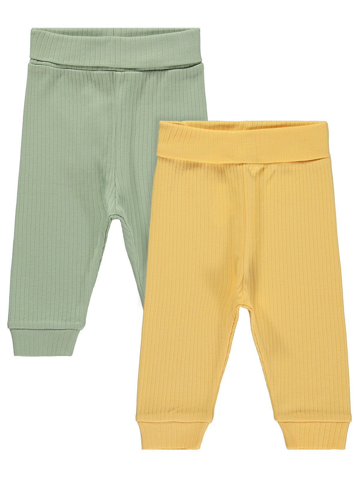 Minidamla Patiksiz Basic 2'li set 3-12 Ay Tek Alt Bebe - Yeşil